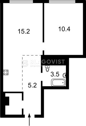 Квартира W-7448714, Ужгородский пер., 4/1, Киев - Фото 10