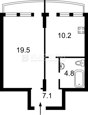 Квартира W-7445597, Дмитриевская, 80, Киев - Фото 2