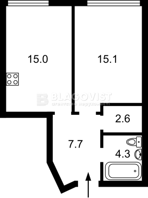 Квартира W-7445598, Дегтярівська, 18е, Київ - Фото 1
