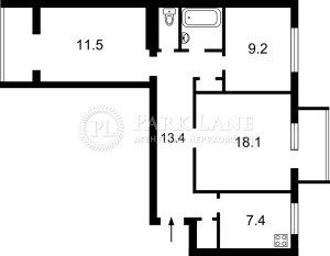 Квартира W-7447200, Артилерійський пров., 5б, Київ - Фото 3
