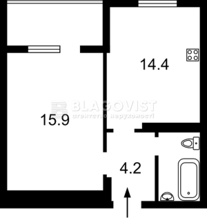 Квартира W-7449777, Дмитриевская, 75, Киев - Фото 5