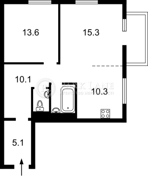 Квартира W-7447824, Максимовича Михаила (Трутенко Онуфрия), 28б, Киев - Фото 15