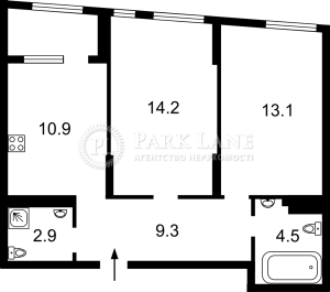 Квартира W-7452901, Столичное шоссе, Киев - Фото 3