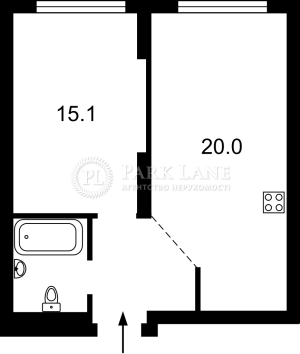 Квартира W-7454037, Олеся Александра, 27а, Киев - Фото 1