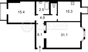 Квартира W-7457676, Гончара О., 88б, Київ - Фото 2