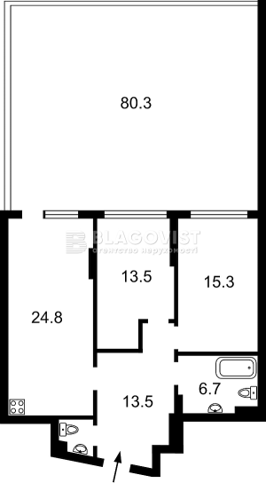  Офис, W-7420220, Днепровская наб., 15к, Киев - Фото 14
