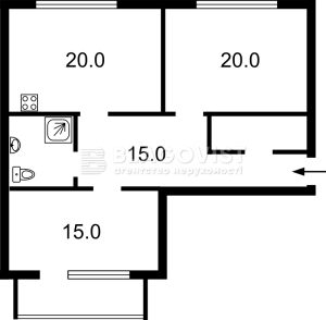 Квартира W-7391056, Саперное Поле, 5а, Киев - Фото 13