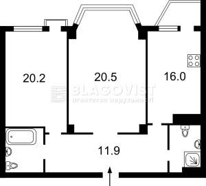 Квартира W-7407424, Здановской Юлии (Ломоносова), 71з, Киев - Фото 2