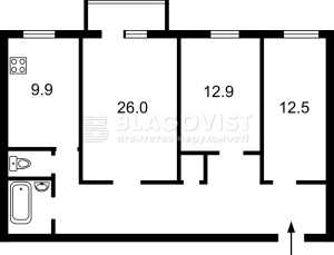 Квартира W-7407429, Князей Острожских (Московская), 29, Киев - Фото 2