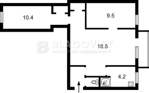 Квартира W-7423543, Гордиенко Костя пер. (Чекистов пер.), 3, Киев - Фото 2