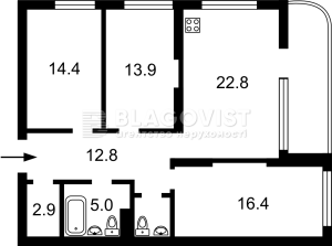 Квартира W-7373718, Причальная, 5, Киев - Фото 7
