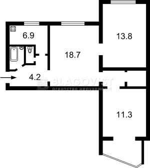 Квартира W-7374310, Энтузиастов, 7, Киев - Фото 2