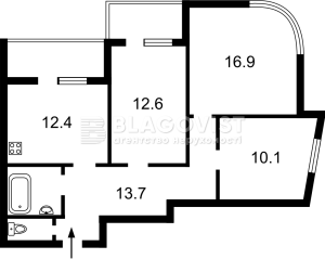 Квартира W-7425684, Каховська (Микільська Слобідка), Київ - Фото 2