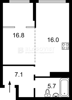 Квартира W-7425814, Сверстюка Евгения (Расковой Марины), 6в, Киев - Фото 4