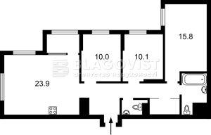 Квартира W-7429552, Дніпровська наб., 18а, Київ - Фото 14