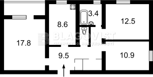 Квартира W-7440670, Митрополита Андрея Шептицкого (Луначарского), 3г, Киев - Фото 2