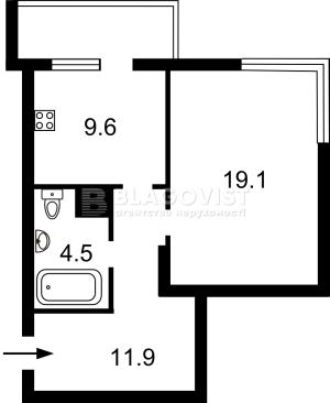 Квартира W-7441292, Градинская, 9, Киев - Фото 11