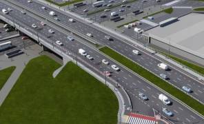 Міст біля станції метро «Осокорки»