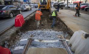 Ремонт трамвайных путей