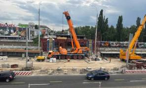 Реконструкция моста возле станции «Дарница»